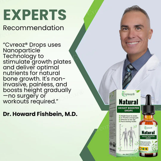Cvreoz® Natural Height Booster Drops |✨Unlock Your Natural Growth Potential - The Science-Backed Way